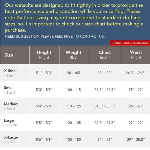 Women’s wet suit size 4 - Picture 6 of 7